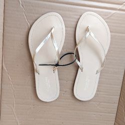 Women's Made In Italy Garnet Hill Sandals Flats  Shoes Size 6 