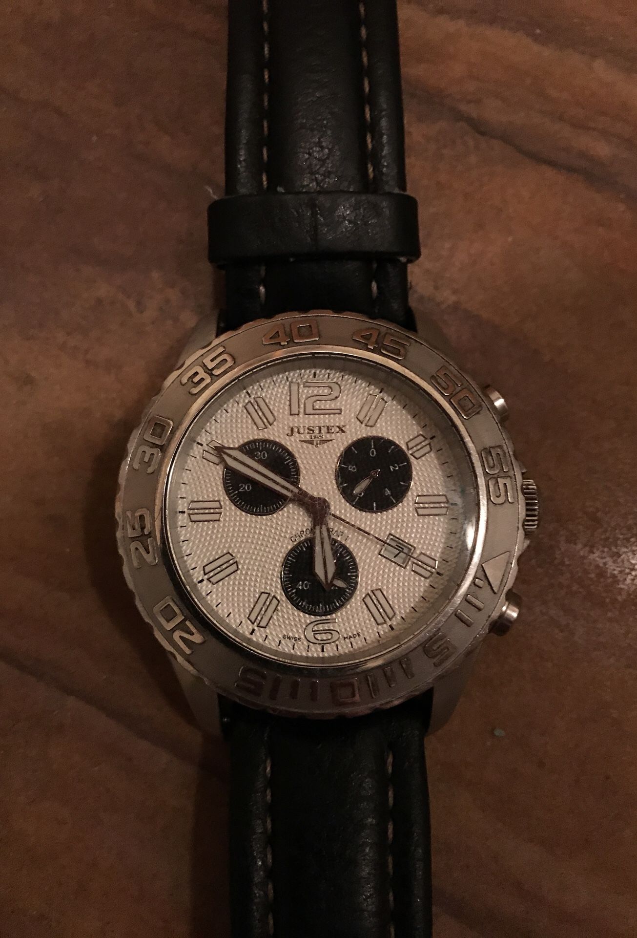 Make Offer: Justex Switor Chrono Men’s Watch: cash or trade