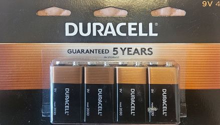 Duracell 9V Batteries 4-Pack