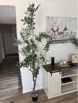 Faux olive tree