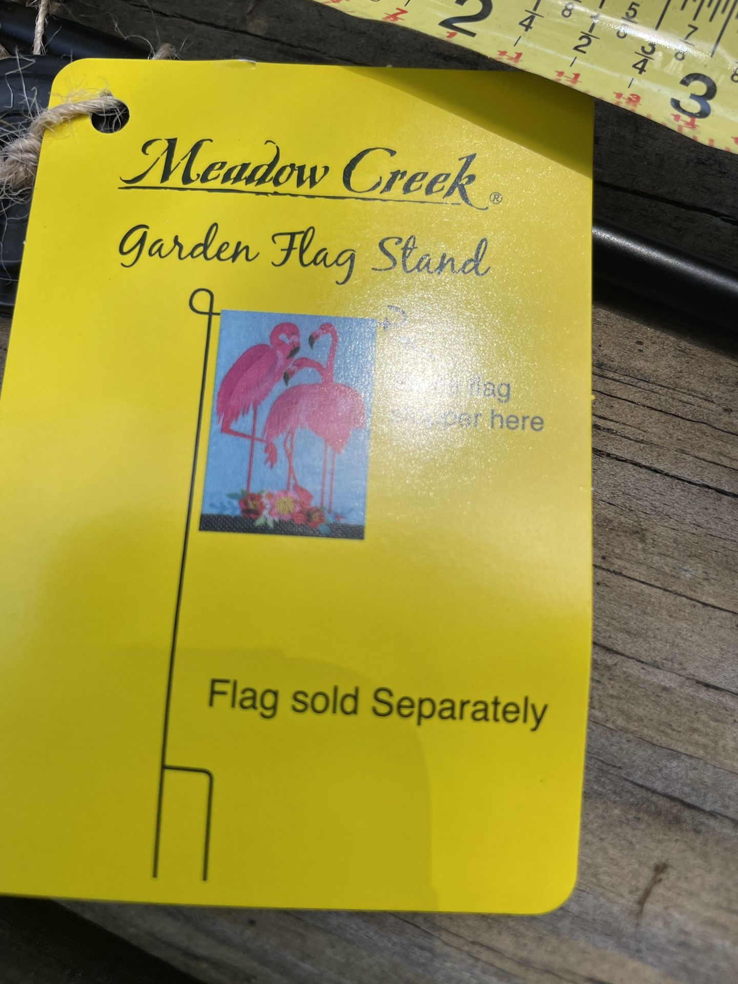 Garden flag pole/holder