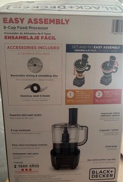 Food processor 8 cups