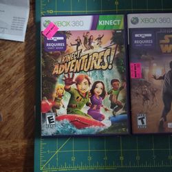 Xbox 360 Kinect Disc Games Used