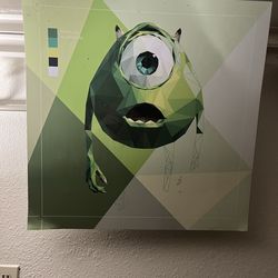 Mike print in aluminium 24”X24”