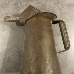 Vintage Oil Or Gas Container With Spout