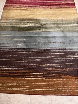 Browns, Golds, Colors 8 x 10 Area Rug