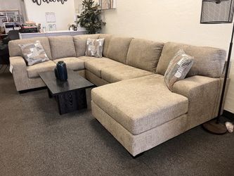 Sectional Light Brown 