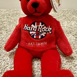 Hard Rock Cafe Lake Tahoe | Rita Beara 8" Bean Bag | Collectible Bears 2000