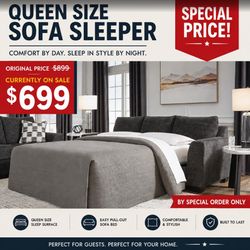 Quick order special Ashley Loreo 6310139 Queen Sofa sleeper special