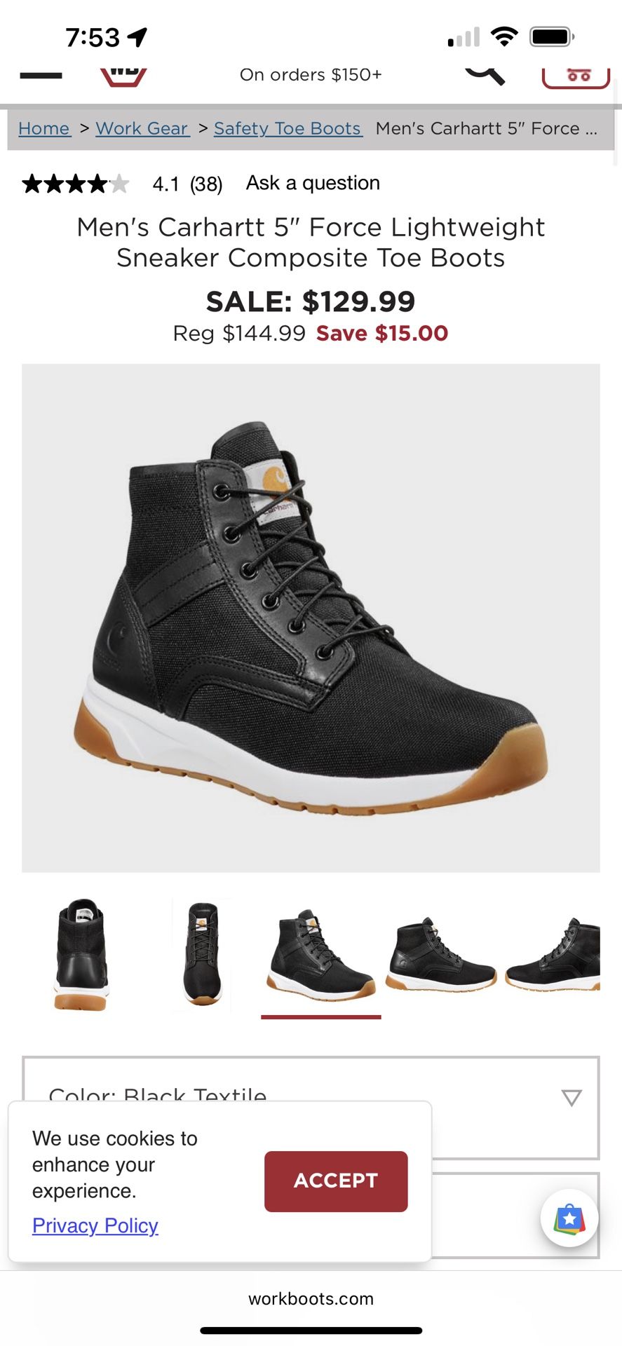 Carhartt Composite Toe Work Shoes