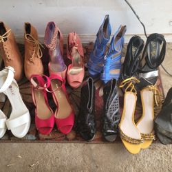Womens High Heel Bundle Size 7 And 7.5 Read Description