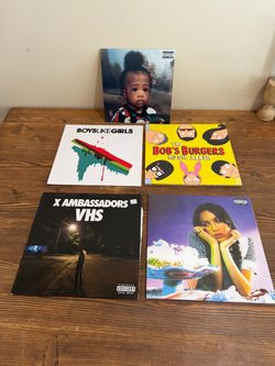 Vinyl Record Lot of 5 – SZA, Olivia Rodrigo, X Ambassadors, Boys Like Girls, Bob’s Burgers