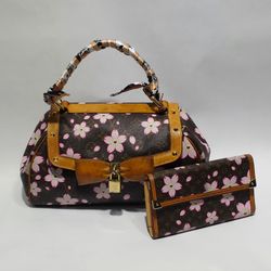 Authentic Louis Vuitton Monogram Cherry Blossom Purse Bag w/Certificacion