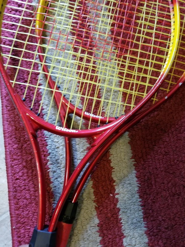 2 Wilson tennis rackets