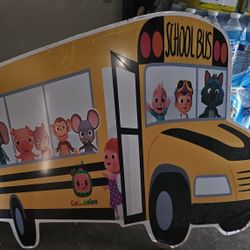 Cocomelon Jj School Bus Photo Prop Birthday Prop Mono Para Pari Decoracion Decorations Decoration