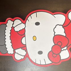 Hello Kitty Christmas Sign