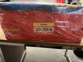 Filtrete Air filter 20 X 20 X 4 Set Of Two