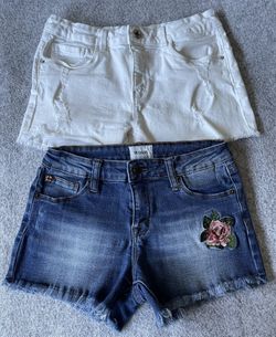Girls Denim Shorts. Zara And Hudson Sizes 14-16