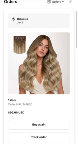 Go go hair extensions 100 human hair new