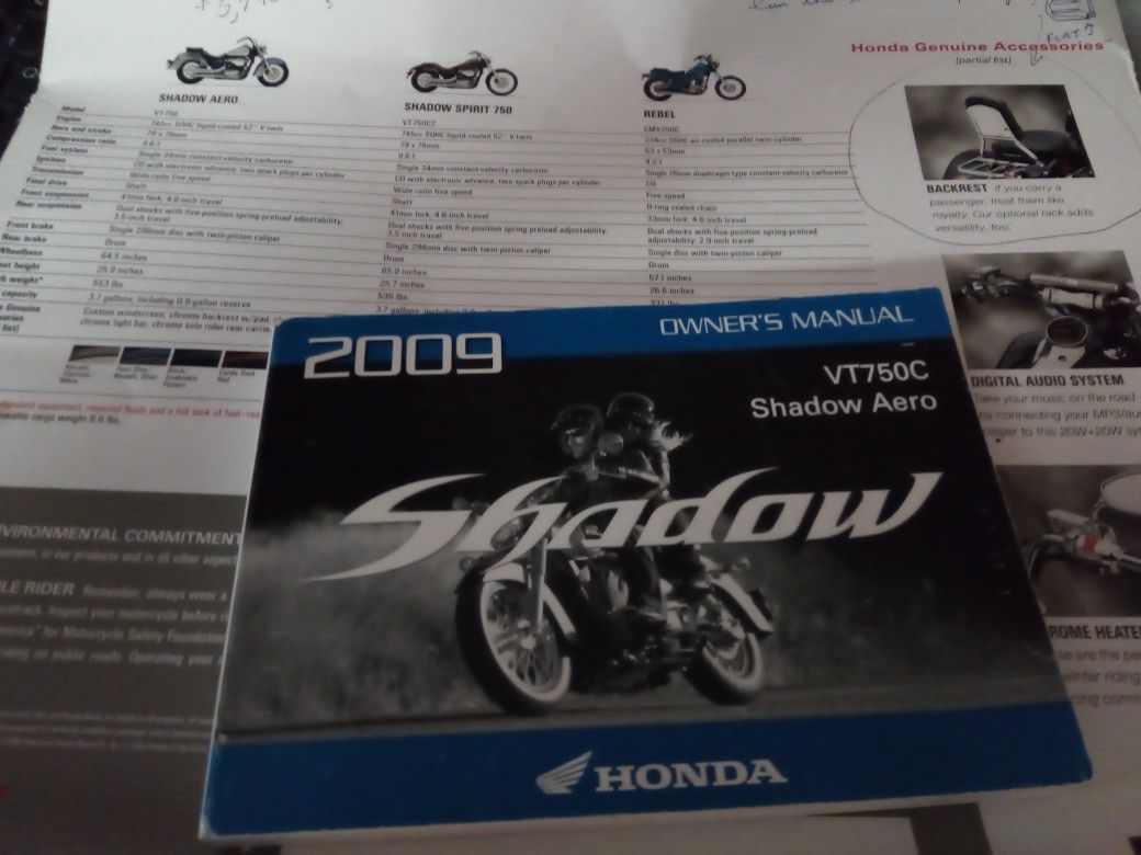 Motorcycle. Honda Shadow 750 Aer