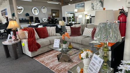Sofa and loveseat