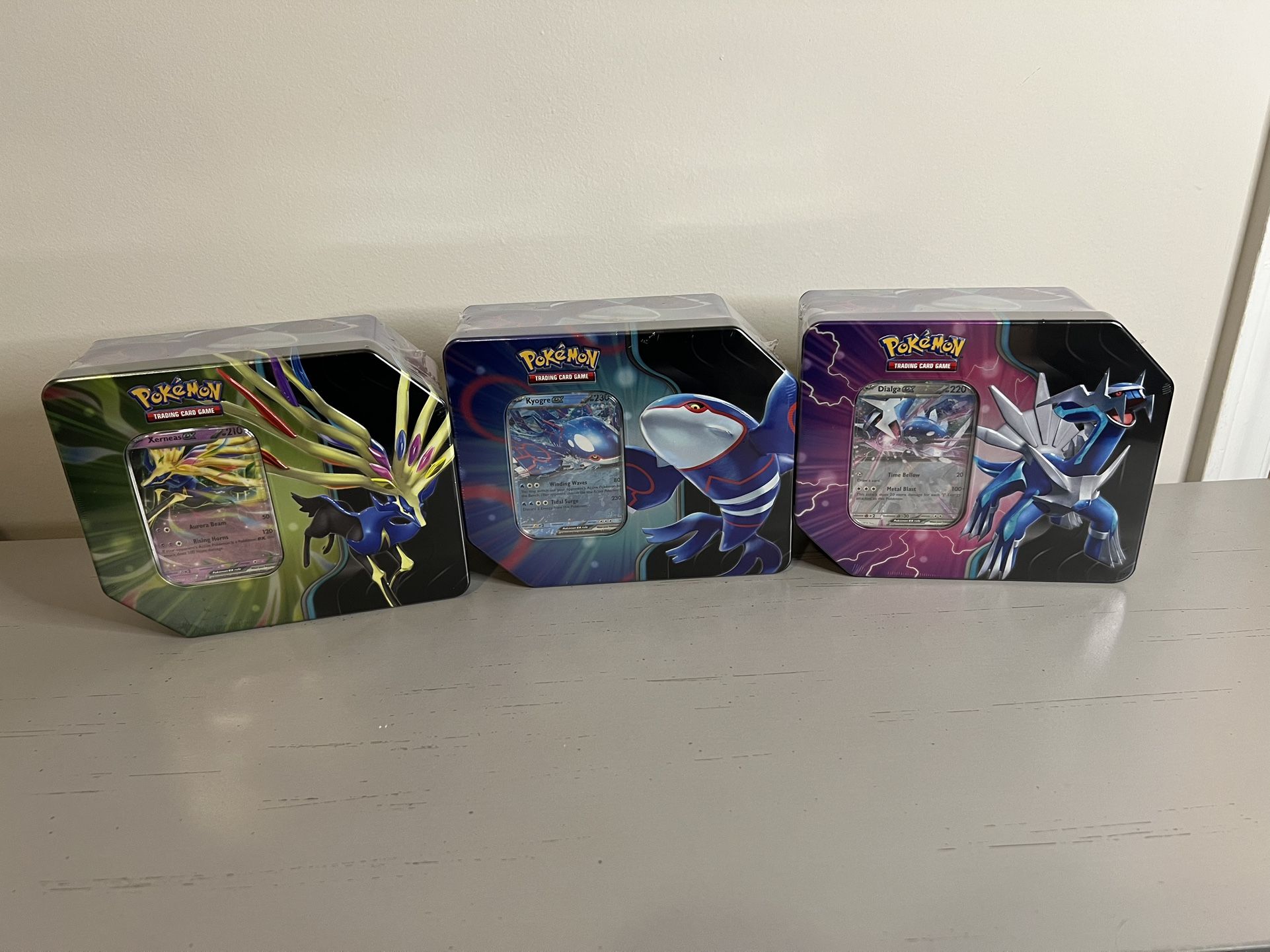 Pokémon TCG Azure Legends Tin (Set of 3 - Factory Sealed)