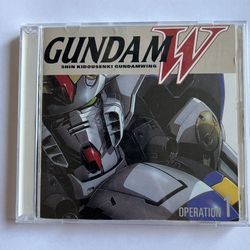 Mobile Suit Gundam Wing W anime Music Soundtrack CD   W OPERATION 1