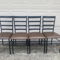 Mainstay’s Walnut/Black chairs