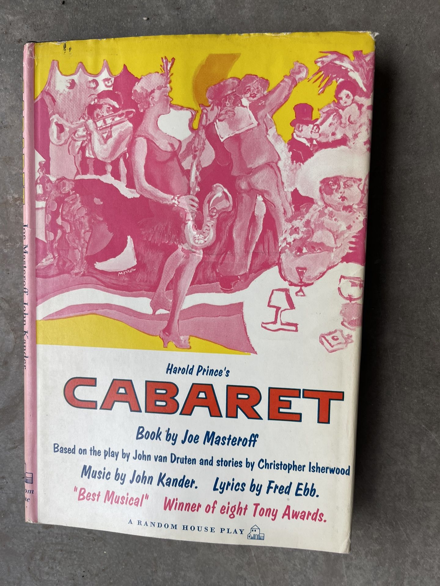 CABARET musical hard bound Script.