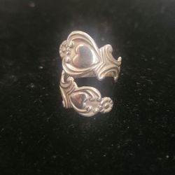 Vintage Avon Spain Silver Adjustable Ring
