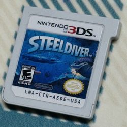 Steel Diver (Nintendo 3DS, 2011) Cartridge Only ~ Tested & Working