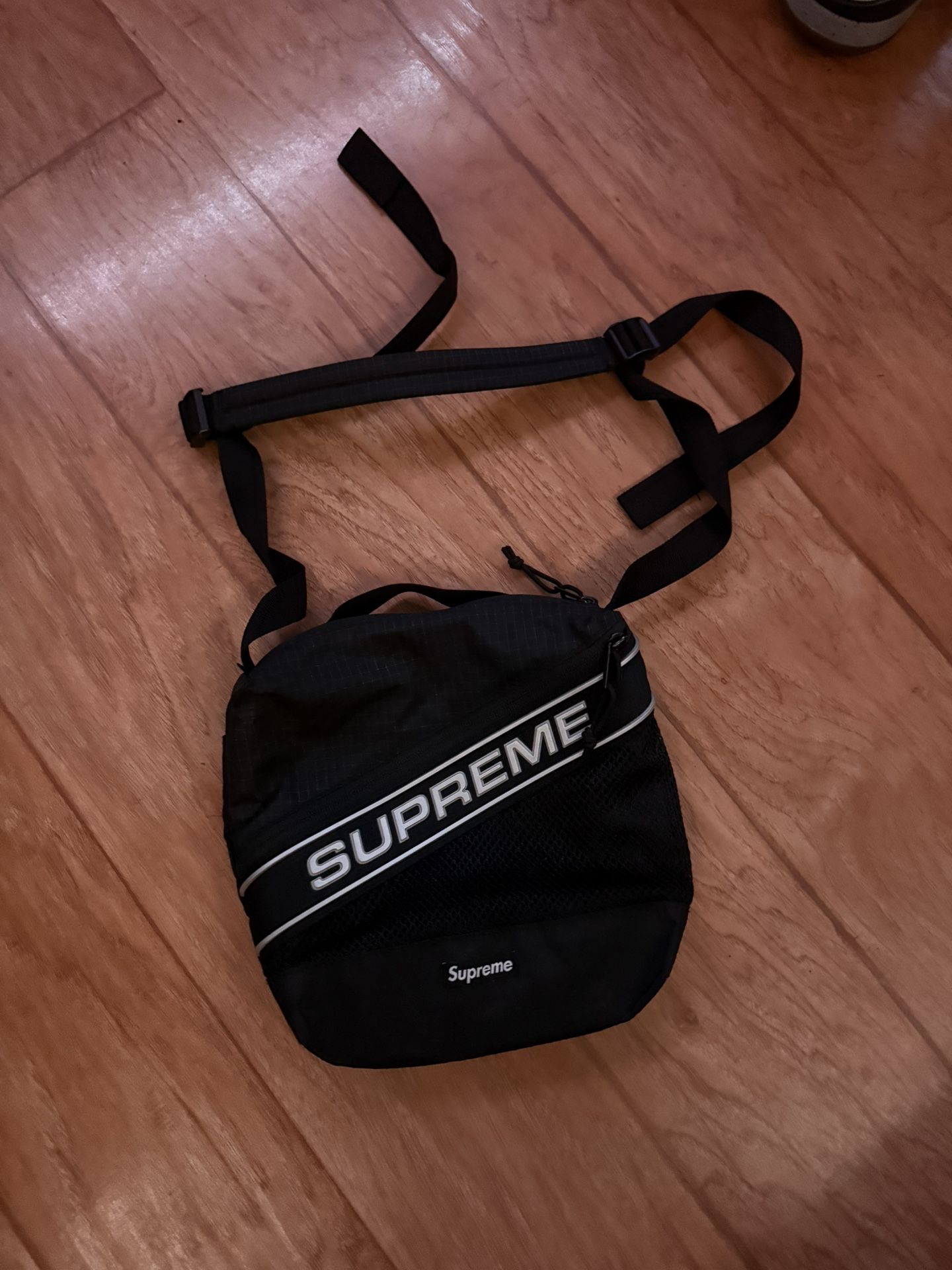 Black Supreme Shoulder Bag