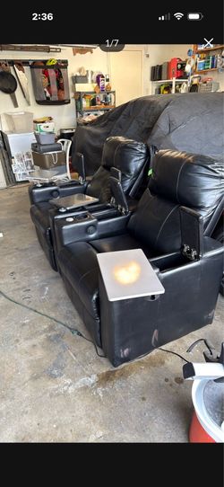 Power Reclining Theater Chairs works 100 for both