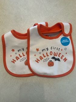 Baby 1st Halloween bib