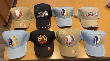 New Indian Native American pow wow caps