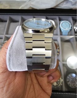 Tissot PRX Powermatic 80 blue dial watch used like new