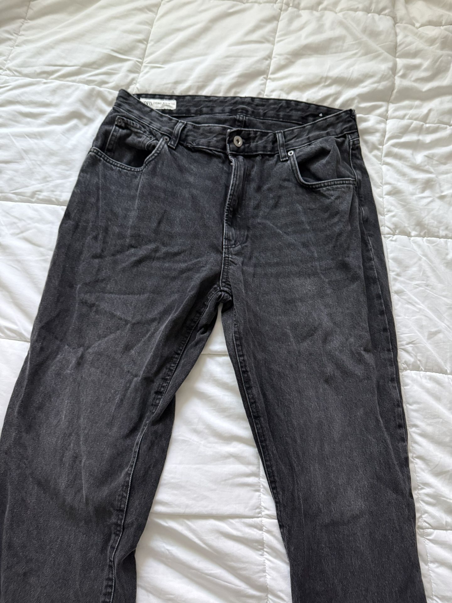 ZARA Black flared jeans 34 MEN