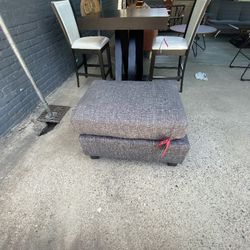 Gray Ottoman 