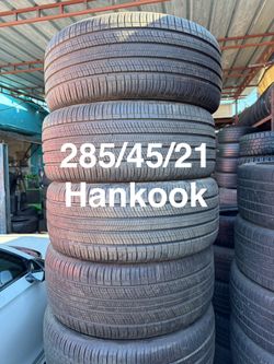 285/45/21 (4) Hankook ION EVO AS SUV