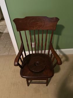 Antique adult size potty chair