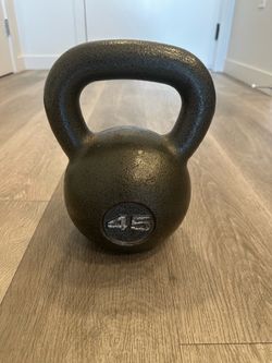 45 lb Cast Iron Kettlebell