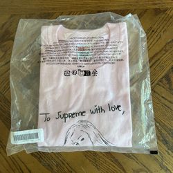 Supreme Paris Tee (FW26) Light Pink Size Medium
