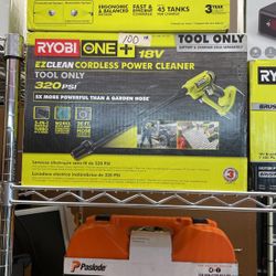 Ryobi EZ Clean Cordless Power Cleaner 320 PSI 18v