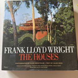 🏡 Frank Lloyd Wright: The Houses – Hardcover Book Photographs by Alan Weintraub | Text by Alan Hess