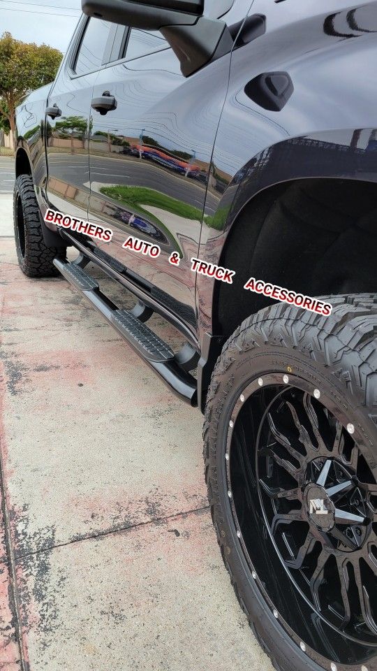 Running Board Side Step Estribos Trifold Tapas para Trocas