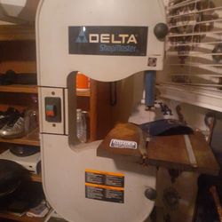 Delta Bandsaw On Standing Rollers
