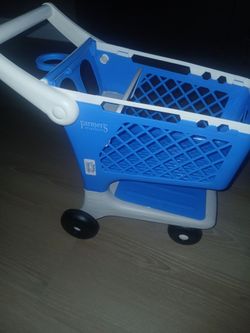 Farmers market toddlers shopping cart