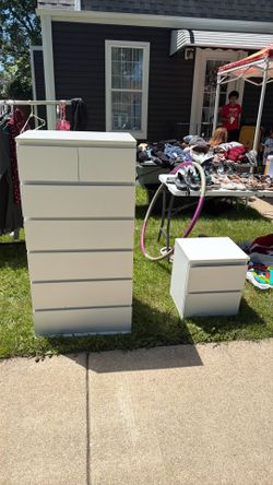 Tall dresser and night stand