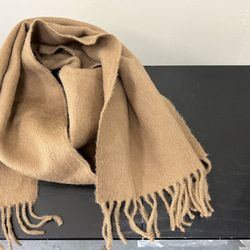 Alpaca Scarf. Camel Hair Color. Comfy Warm Cozy