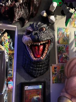 Godzilla bust